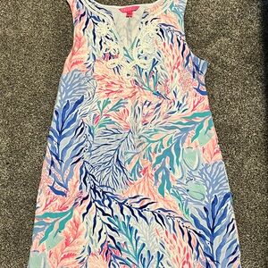 Lilly Pulitzer Blue and Pink Dress
